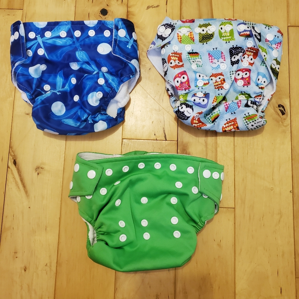 Cloth Diapers Lot Of 3 Tender Tushies And Alva